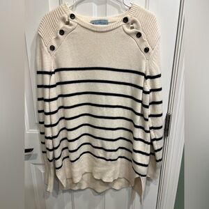 Tuckernuck Parisian wool cashmere split hem sweater